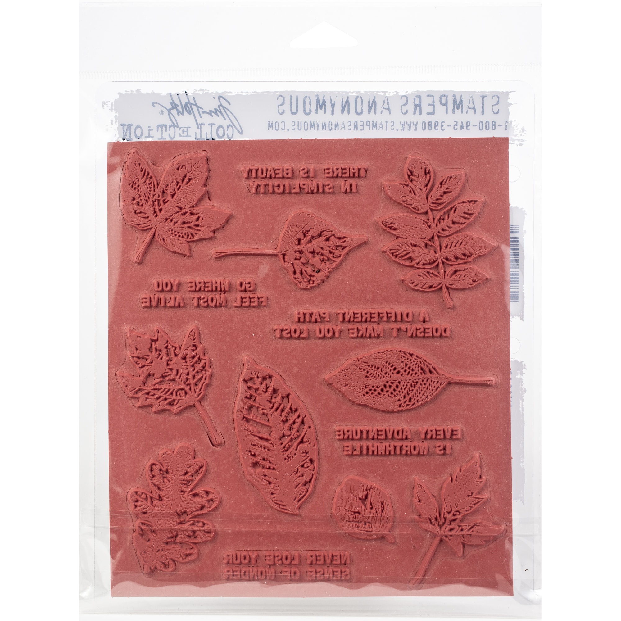 Stampers Anonymous Tim Holtz® Nature's Wonder Cling Stamps